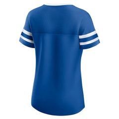 Indianapolis Colts Women's Original State Lace-Up T-Shirt - Royal sale