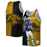 Ray Lewis Baltimore Ravens Retired Player Graphic Tank Top - Black/Gold discount