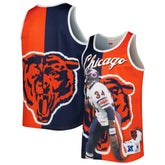 Walter Payton Chicago Bears Retired Player Graphic Tank Top - Navy/Orange cheap