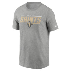 New Orleans Saints Muscle T-Shirt - Heathered Gray sale