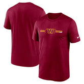 Washington Commanders Horizontal Lockup Legend T-Shirt - Burgundy cheap