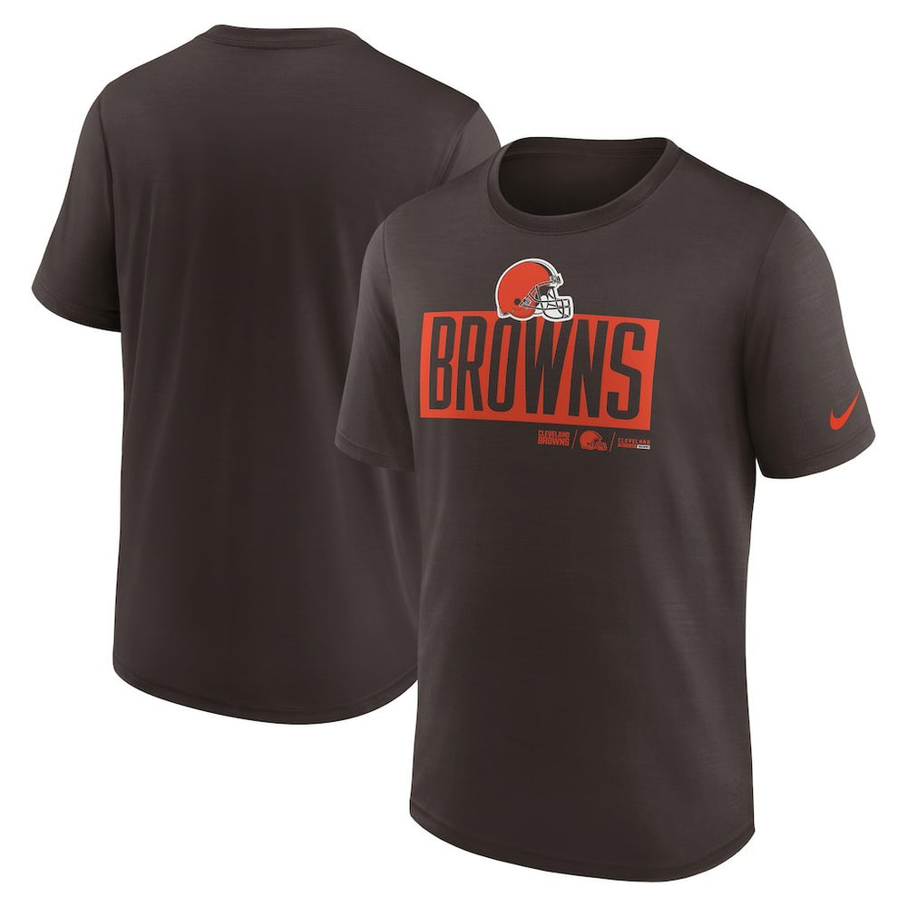 Cleveland Browns Exceed Performance T-Shirt - Brown cheap