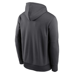 Seattle Seahawks Prime Logo Name Split Pullover Hoodie - Anthracite sale