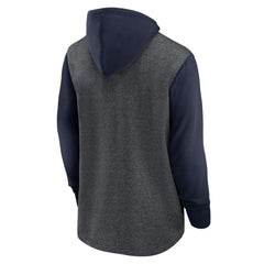 Tennessee Titans Surrey Legacy Pullover Hoodie - Heathered Charcoal/Navy outlet