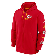 Kansas City Chiefs Surrey Full-Zip Hoodie - Red outlet