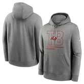 Tampa Bay Buccaneers City Code Club Fleece Pullover Hoodie - Heathered Gray discount