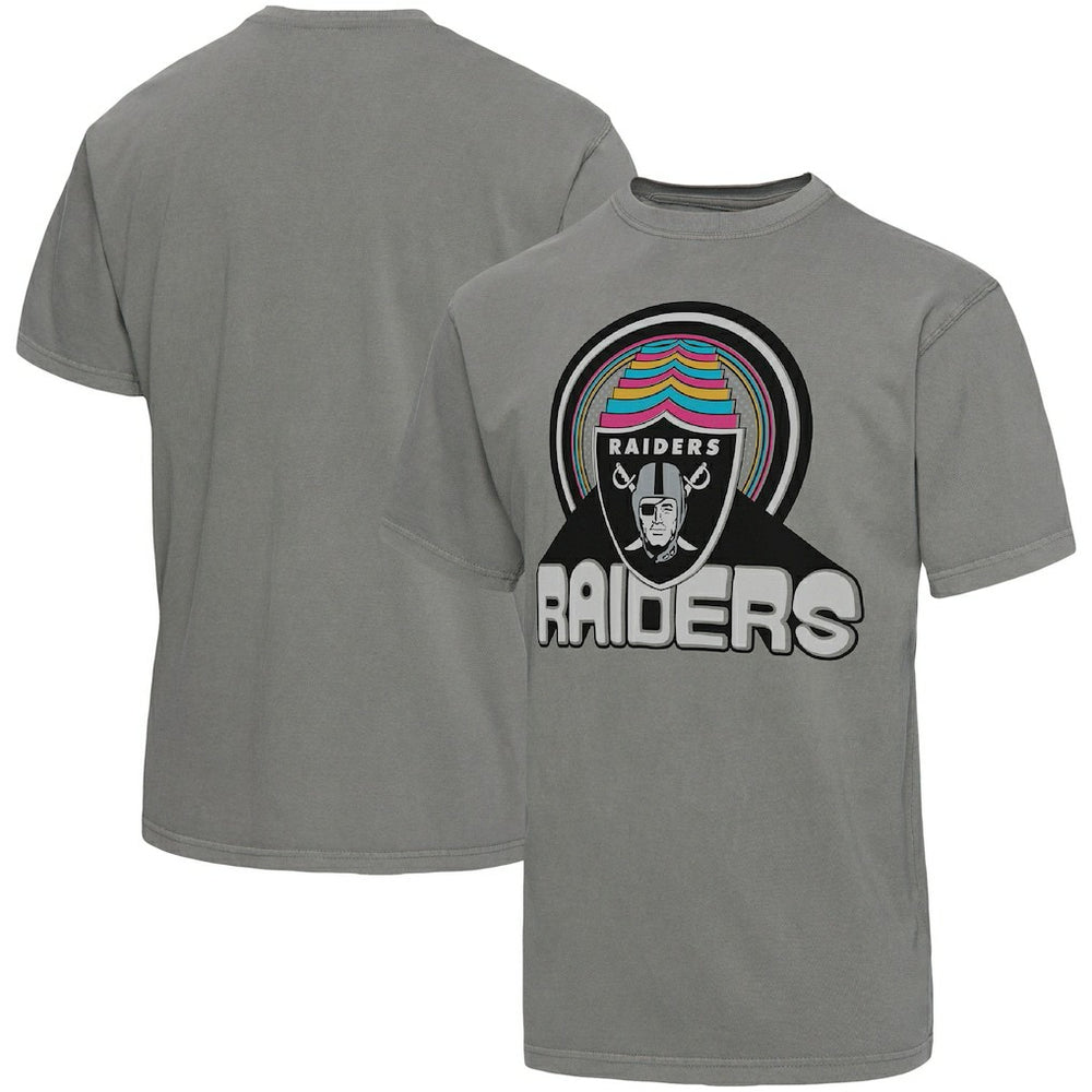Las Vegas Raiders Junk Food Wonderland Infinity Vibe T-Shirt - Graphite online