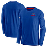 Buffalo Bills Sideline Lockup Performance Pullover Sweatshirt - Royal cheap