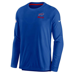 Buffalo Bills Sideline Lockup Performance Pullover Sweatshirt - Royal cheap