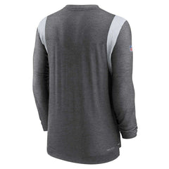 Indianapolis Colts Sideline Tonal Logo Performance Player Long Sleeve T-Shirt - Charcoal cheap