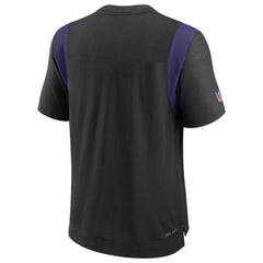 Baltimore Ravens Sideline Tonal Logo Performance Player T-Shirt - Black cheap