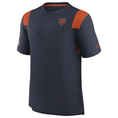 Chicago Bears Sideline Tonal Logo Performance Player T-Shirt - Navy on sale