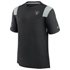 Las Vegas Raiders 2022 Sideline Tonal Logo Performance Player T-Shirt - Black on sale