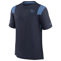 Tennessee Titans Sideline Tonal Logo Performance Player T-Shirt - Navy outlet