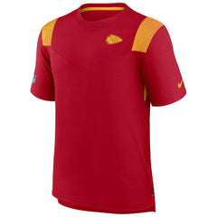 Kansas City Chiefs Sideline Tonal Logo Performance Player T-Shirt - Red outlet