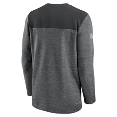 Atlanta Falcons Sideline Lockup Performance Quarter-Zip Top - Charcoal sale