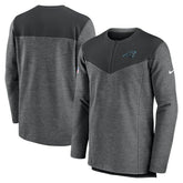 Carolina Panthers Sideline Lockup Performance Quarter-Zip Top - Charcoal cheap