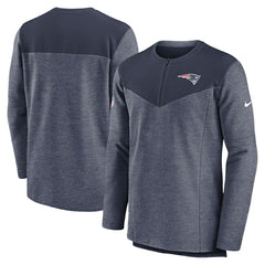 New England Patriots Sideline Lockup Performance Quarter-Zip Top - Navy cheap