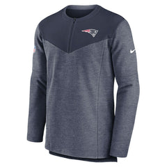 New England Patriots Sideline Lockup Performance Quarter-Zip Top - Navy cheap
