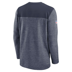 New England Patriots Sideline Lockup Performance Quarter-Zip Top - Navy cheap