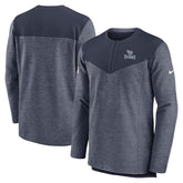 Tennessee Titans Sideline Lockup Performance Quarter-Zip Top - Navy online