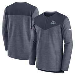 Tennessee Titans Sideline Lockup Performance Quarter-Zip Top - Navy online