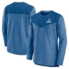 Indianapolis Colts Sideline Lockup Performance Quarter-Zip Top - Royal cheap