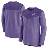 Minnesota Vikings Sideline Lockup Performance Quarter-Zip Top - Purple outlet