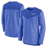 Los Angeles Rams Sideline Lockup Performance Quarter-Zip Top - Royal cheap