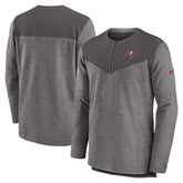 Tampa Bay Buccaneers Sideline Lockup Performance Quarter-Zip Top - Pewter for sale