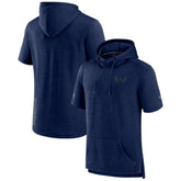 Washington Capitals Fanatics Authentic Pro Road Performance Short Sleeve Pullover Hoodie - Heather Navy Hoodies