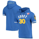 Stephen Curry Golden State Warriors Pro Standard Name & Number Short Sleeve Pullover Hoodie sale - Royal for sale