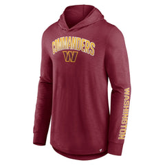 Washington Commanders Front Runner Long Sleeve Hooded T-Shirt - Burgundy cheap