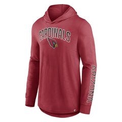 Arizona Cardinals Front Runner Long Sleeve Hooded T-Shirt - Cardinal outlet