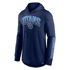 Tennessee Titans Front Runner Long Sleeve Hooded T-Shirt - Navy cheap