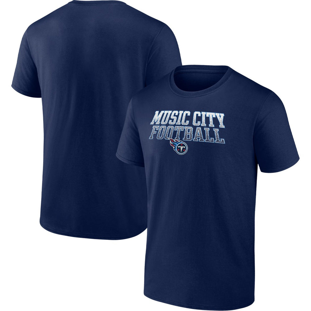 Tennessee Titans Heavy Hitter T-Shirt - Navy cheap