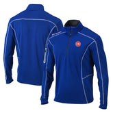 Detroit Pistons Shotgun Quarter-Zip Pullover Jacket sale - Blue online