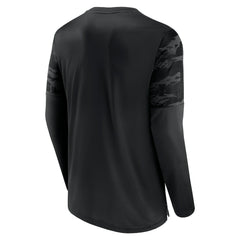 Las Vegas Raiders Square Off Long Sleeve T-Shirt - Black/Silver outlet