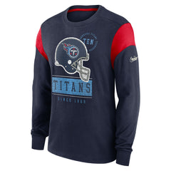 Tennessee Titans Rewind Playback Helmet Long Sleeve T-Shirt - Navy discount