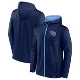 Tennessee Titans Ball Carrier Full-Zip Hoodie - Navy/Light Blue for sale