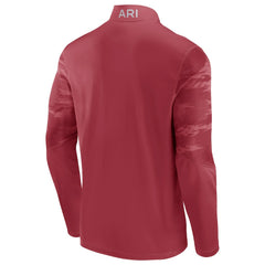 Arizona Cardinals Ringer Quarter-Zip Jacket - Cardinal outlet