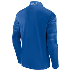 Buffalo Bills Ringer Quarter-Zip Jacket - Royal/Red outlet