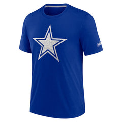 Dallas Cowboys Playback Logo Tri-Blend T-Shirt - Royal online