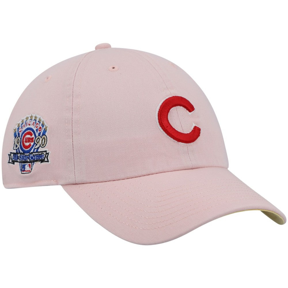 Chicago Cubs 1990 MLB All-Star Game Double Under Clean Up Adjustable Hat Pink