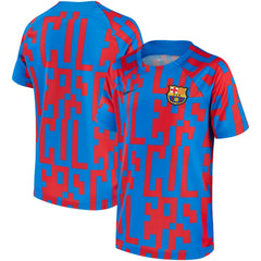 Barcelona 2022/23 Pre-Match Top - Blue shop