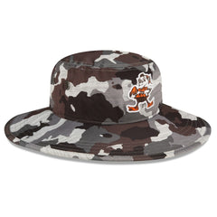 Cleveland Browns New Era 2022 NFL Training Camp Historic Logo Panama Bucket Hat - Camo cheap