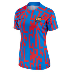 Barcelona Women's 2022/23 Pre-Match Home Performance Top - Blue discount
