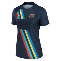 Barcelona Women's 2022/23 Pre-Match AWAY Performance Top - Navy outlet