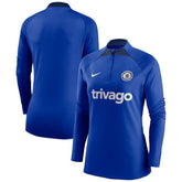 Chelsea Women's Strike Drill Raglan Performance Quarter-Zip Top - Blue outlet