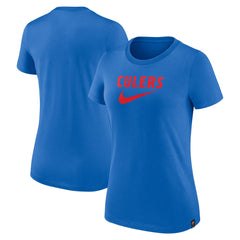 Barcelona Women's Swoosh T-Shirt - Blue discount